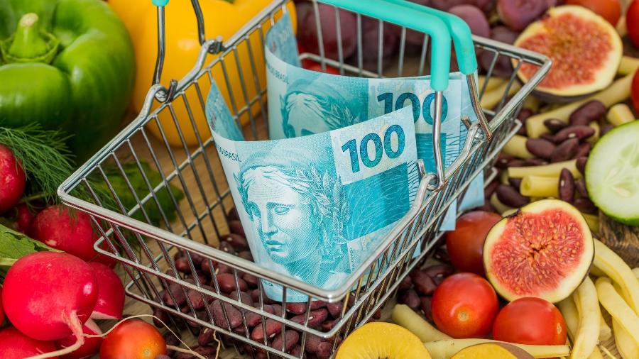 A expectativa é de que a inflação seja mais moderada no fechamento do mês - Getty Images