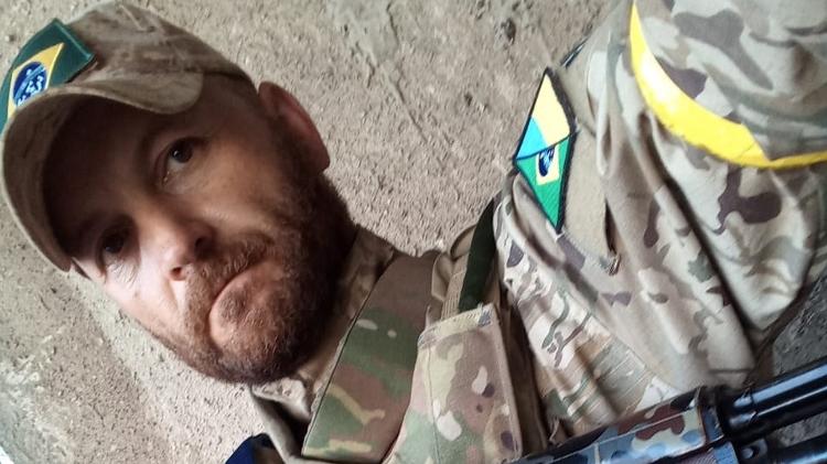 ally of Ukrainian troops, 40-year-old Brazilian Douglas Búrigo died after being hit by Russian missiles during the Ukraine war - Personal archive - Personal archive
