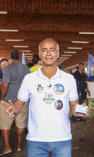 Ex-jogador de futebol e senador Romário