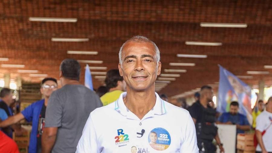 Ex-jogador de futebol e senador Romário - Divulgação