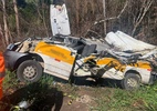 Motorista de van escolar e aluno morrem em acidente com caminhão em MG - Corpo de Bombeiros Militar de Minas Gerais/7.dez.2023-Divulgação