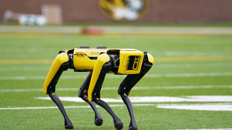 Cão robô Spot, da empresa Boston Dynamics 