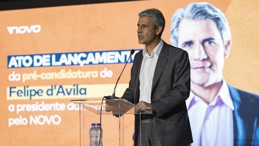 Luiz Felipe D"Ávila, que concorreu à presidência pelo partido Novo - Divulgação/ Novo