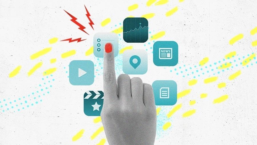 Me ajuda, como apagar apps desnecessários? - Arte UOL