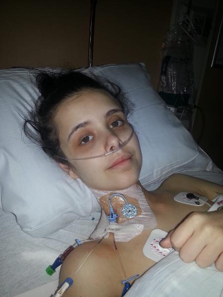 Stefany teve inúmeras lesões e passou três meses internada