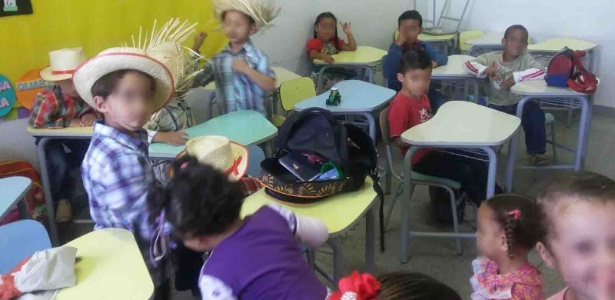 Crianças têm aula na Câmara de Vereadores por causa de interdição de escola - Tânia Augusta