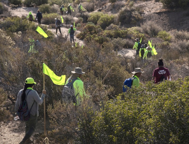 Voluntários do Águias do Deserto buscam corpos de imigrantes no sul da Califórnia - Victor J. Blue/The New York Times