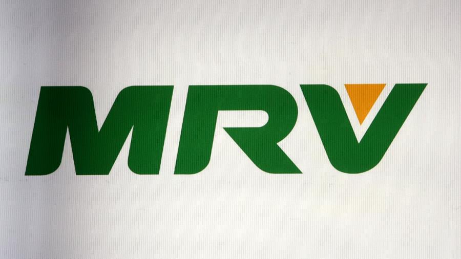 Logo da MRV em painel na bolsa de valores de São Paulo - AMANDA PEROBELLI