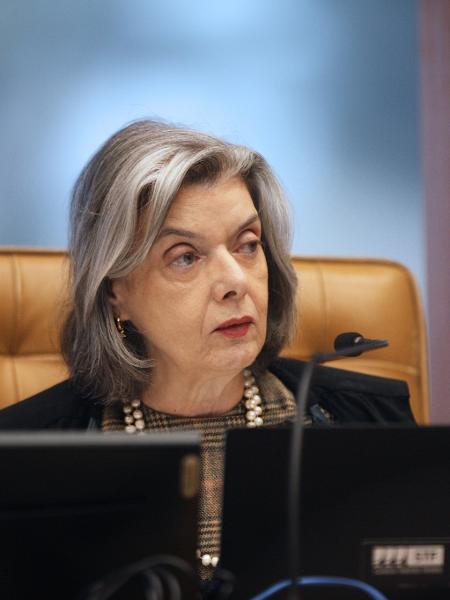 1º.jul.2022 - A ministra Cármen Lúcia durante sessão de encerramento do semestre - Rosinei Coutinho/SCO/STF