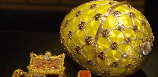 Exemplar de ovo Fabergé; apenas 56 foram feitos