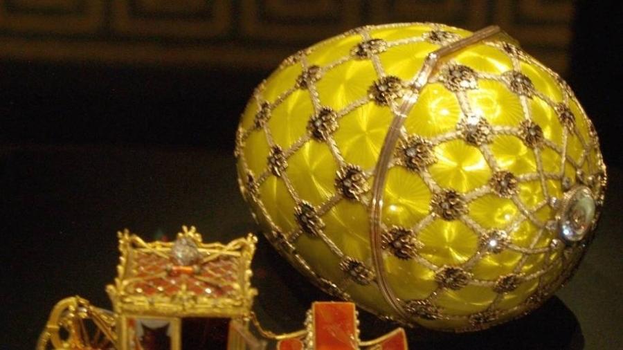Exemplar de um ovo Fabergé produzido; apenas 56 foram feitos - Reprodução/Wikimedia Commons