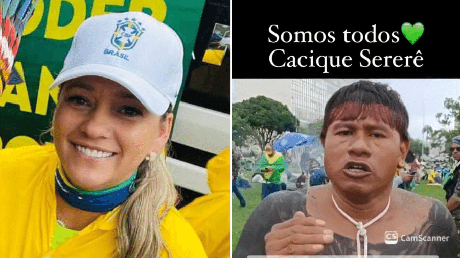 Jucilene Rodrigues, mulher do presidente da Funai, Marcelo Xavier, publicou mensagens de apoio a Serere Xavante - Reprodução/Instagram