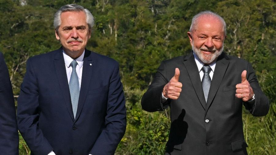 Lula (PT) e o atual presidente argentino, Alberto Fernández