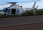 Helicóptero com vice-governador do RS faz pouso de emergência em estrada - Reprodução/Rádio Soledade