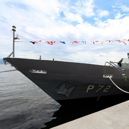 "Maracanã" se destaca entre navios-patrulha usados pela marinha no combate ao tráfico no porto de Santos