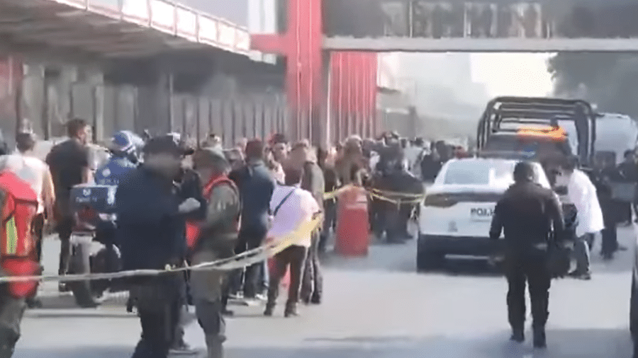 20.mai.2025 - Ximena Guzmán e José Muñoz foram assassinados na Calzada de Tlalpan, avenida que liga o centro ao sul da capital 20.mai.2025 - Ximena Guzmán e José Muñoz foram assassinados na Calzada de Tlalpan, avenida que liga o centro ao sul da capital