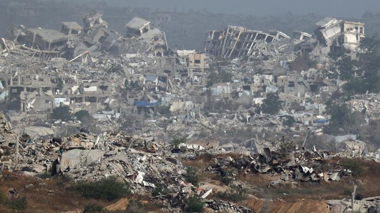 27.mai.2025 - Destruição no norte de Gaza 27.mai.2025 - Destruição no norte de Gaza