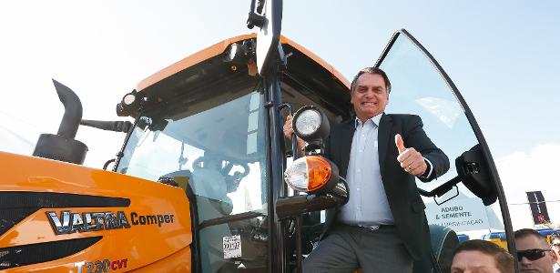 Visita de Bolsonaro ao Agrishow em 2019