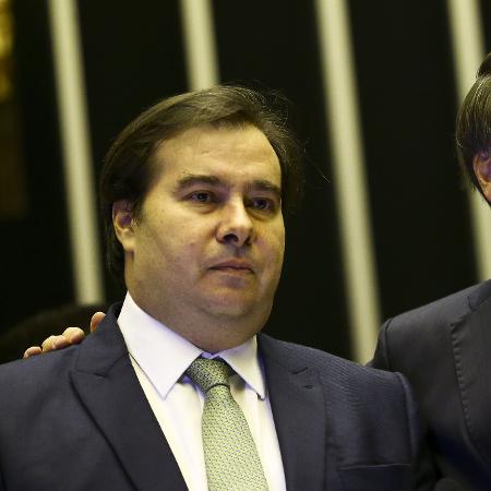 O presidente Jair Bolsonaro e o presidente da Câmara, Rodrigo Maia - Marcelo Camargo - 29.mai.2019/Agência Brasil