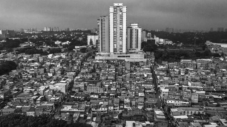 Favela do Jardim Colombo, no bairro do Morumbi, em São Paulo - Lalo de Almeida - 30.mai.2019/Folhapress