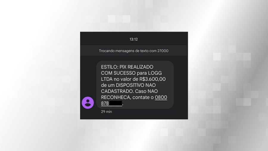 Falsa mensagem de SMS avisa de Pix que a pessoa não fez; saiba como se cuidar - Reprodução/Kaspersky