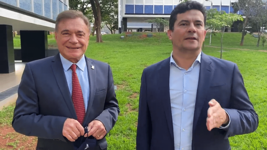 O senador Álvaro Dias e o ex-juiz Sergio Moro - Reprodução/Instagram