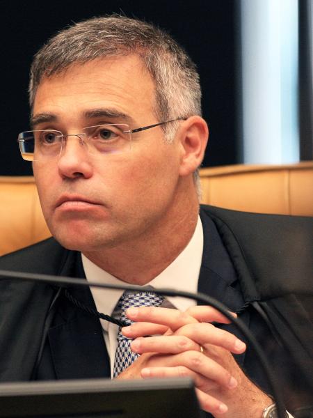 9.mar.2022 - O ministro André Mendonça, do STF, durante julgamento na sessão plenária da Corte - Nelson Jr/SCO/STF
