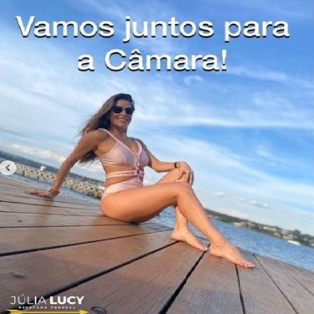 Júlia Lucy, candidata a deputada federal no Distrito Federal - Reprodução/Instagram