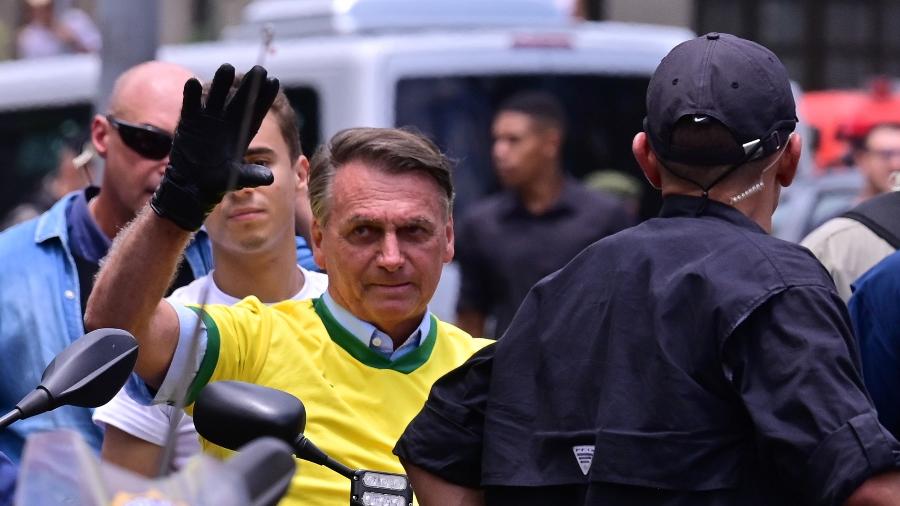 Último ato de campanha de Bolsonaro foi uma motociata em Belo Horizonte (MG) - Gledston Tavares/Estadão Conteúdo