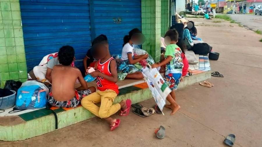 Crianças que vivem nas ruas de Pacaraima  - Arquivo pessoal