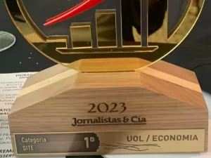 UOL Economia vence prêmio como site mais admirado do setor no Brasil