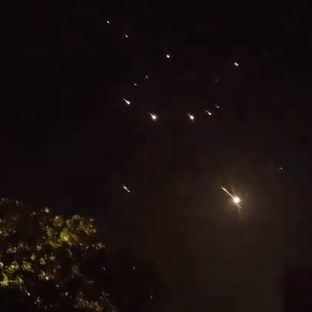 Drones sobrevoam o céu de Israel