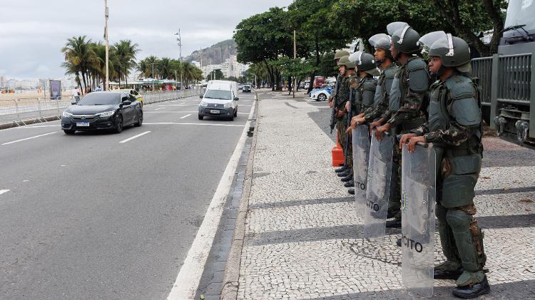 Segurança no Rio foi reforçada por causa da Cúpula do Brics Segurança no Rio foi reforçada por causa da Cúpula do Brics