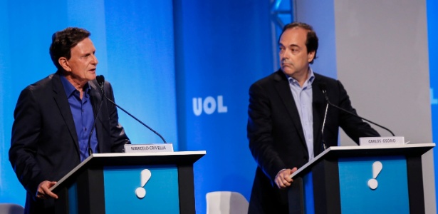 PSDB de Carlos Osorio (à direita) liberou seus filiados para votarem em Marcelo Crivella