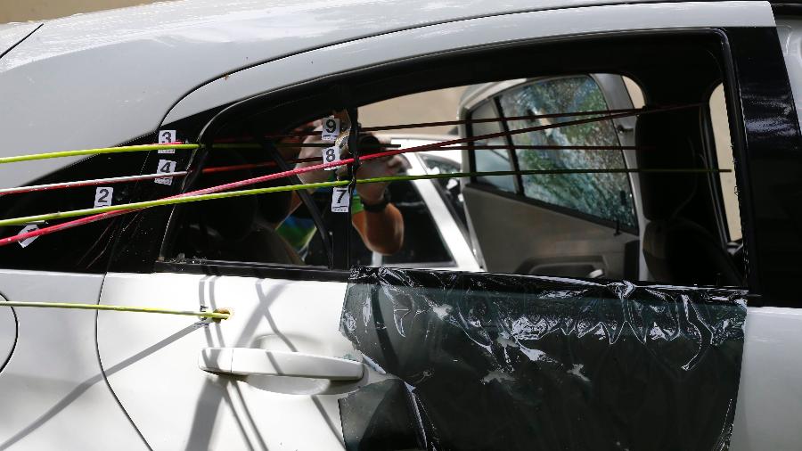 Perícia identifica nove tiros contra o carro da vereadora Marielle Franco (PSOL-RJ), assassinada em 2018