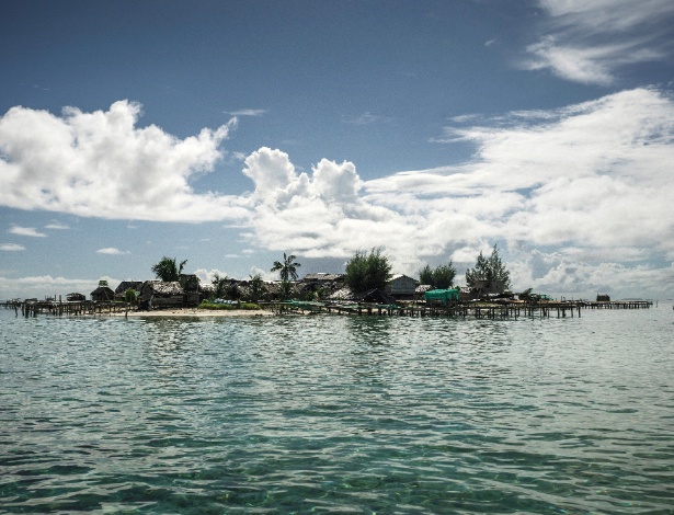 Vista geral da ilha Beniamina, nas Ilhas Salomão - Adam Ferguson/The New York Times