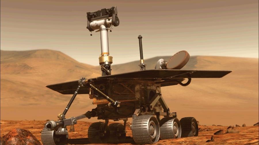 Conhecido pelos íntimos como Oppy, o robô chegou a Marte em 2004 - AFP