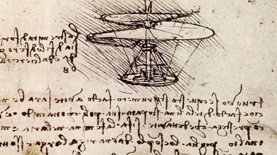 Helicóptero projetado por Leonardo da Vinci - Wikimedia Commons