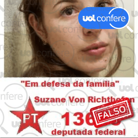 Suzane von Richthofen não será candidata a deputada federal pelo PT - Arte/UOL