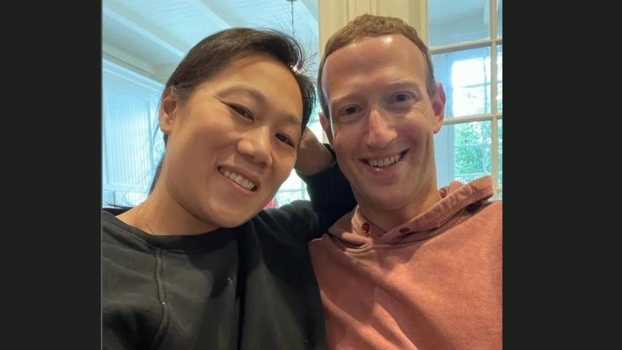 Mark Zuckerberg, fundador do Facebook, e Priscila Chan serão pais pela terceira vez - Reprodução/Zuckerberg