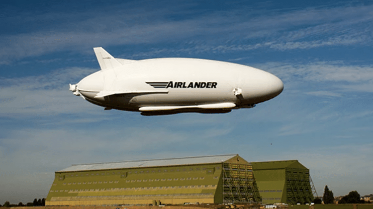 A aeronave Airlander 10, da Hybrid Air Vehicles