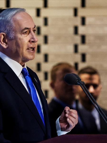 Primeiro-ministro israelense, Benjamin Netanyahu