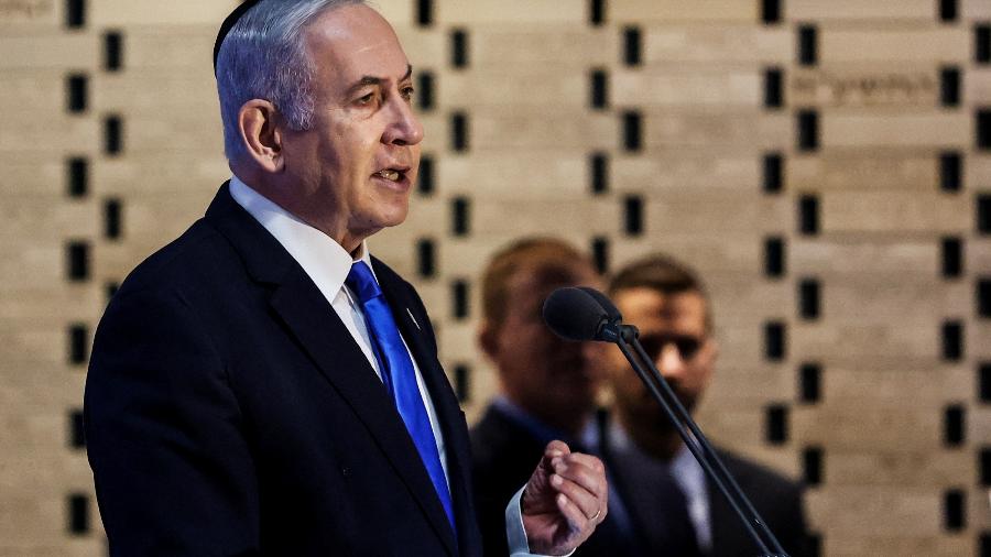 Primeiro-ministro israelense, Benjamin Netanyahu