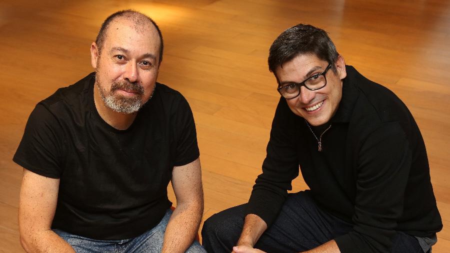 Vinícius Pessin (à esq.) e João Machado são cofundadores da startup Eu Entrego
