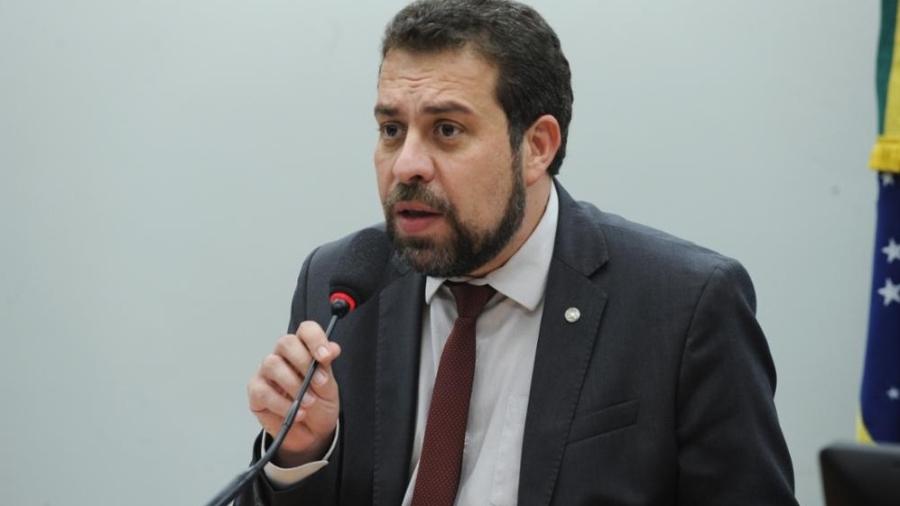 O deputado federal Guilherme Boulos (PSOL-SP), pré-candidato à Prefeitura de São Paulo