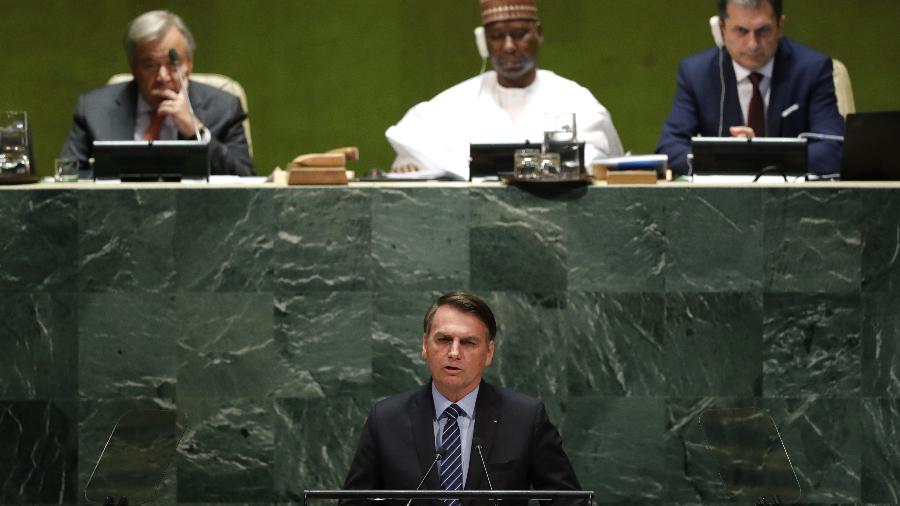 24.set.2019 - Bolsonaro na ONU - REUTERS/Lucas Jackson 