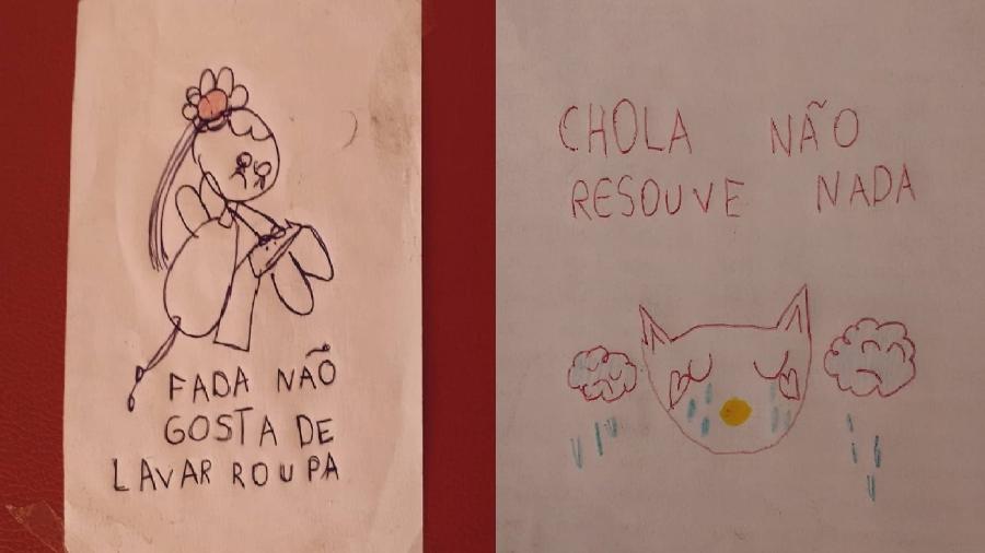 Os desenhos de Céu viralizaram nas últimas semanas - Reprodução