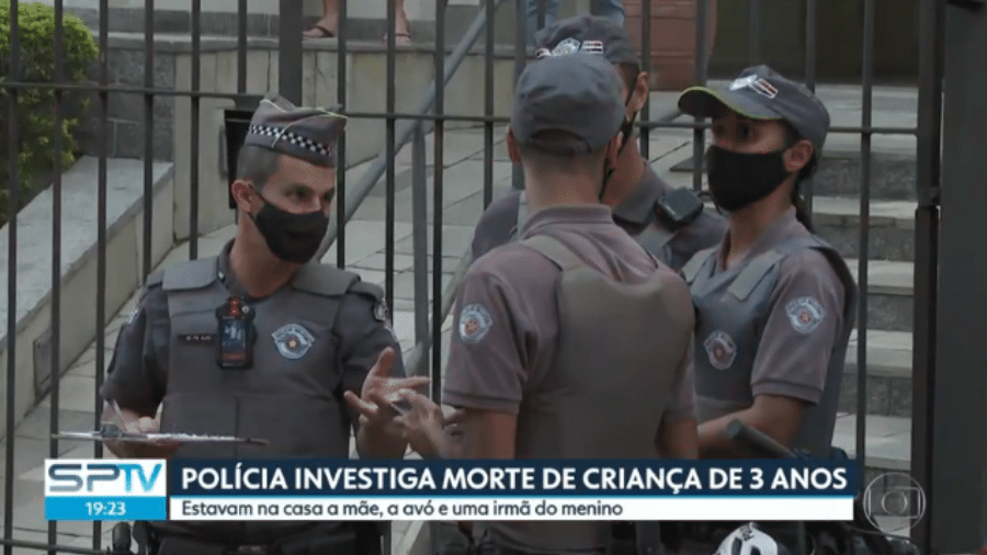 SSP confirmou que menino foi encontrado desacordado em apartamento, mas não deu mais informações sobre investigações - Reprodução/TV Globo