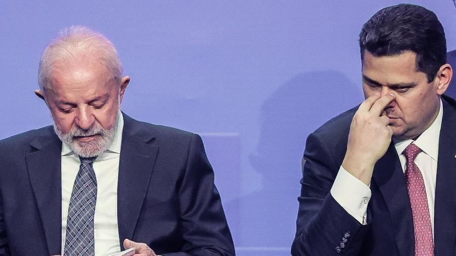 O presidente Lula com Davi Alcolumbre em maio, mas só devem se rever se for encontrada solução para o IOF O presidente Lula com Davi Alcolumbre em maio, mas só devem se rever se for encontrada solução para o IOF
