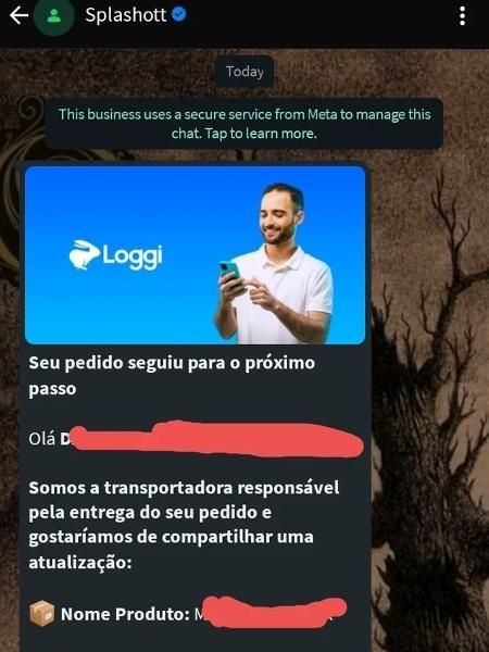 Mensagem recebida por Daniel; ele tinha comprado um mouse no Mercado Livre e recebeu a mensagem a seguir, pedindo o pagamento de uma taxa para "regularizar" o produto Mensagem recebida por Daniel; ele tinha comprado um mouse no Mercado Livre e recebeu a mensagem a seguir, pedindo o pagamento de uma taxa para "regularizar" o produto